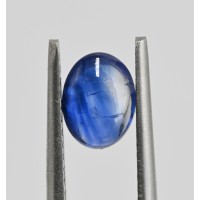 Сапфир полихромный бесцветно-голубой-синий, без нагрева, 1.54 кар., Шри-Ланка