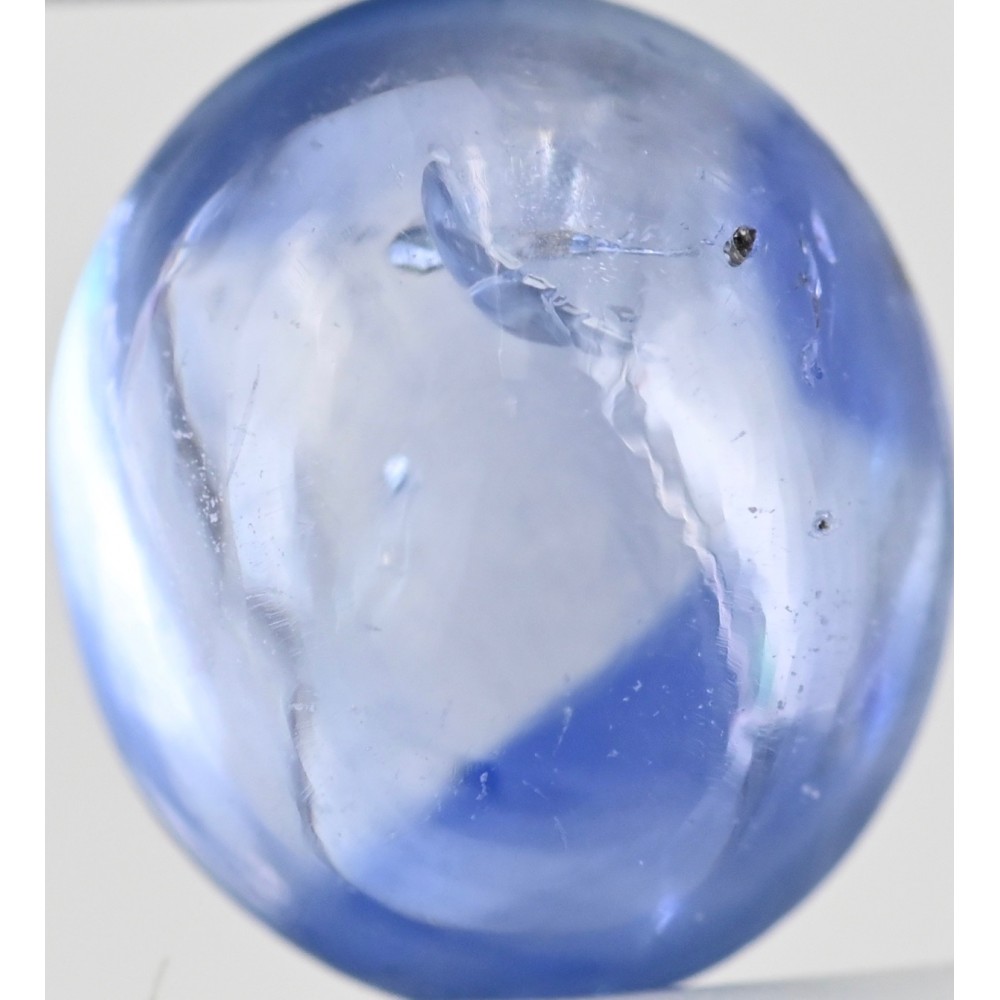 Сапфир полихромный бесцветно-голубой, без нагрева, 1.3 кар., Шри-Ланка
